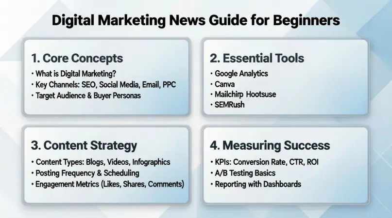 digital marketing news guide for beginners