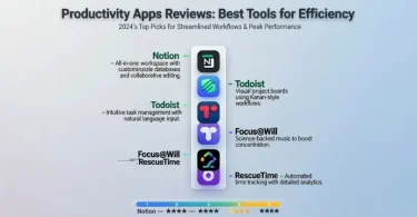 productivity apps reviews best tools for efficiency
